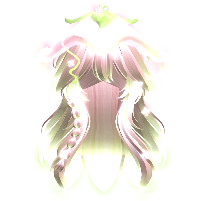 Glowing Kawaii Fluffy Layered Flower Hair 