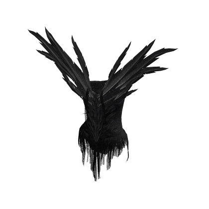 LALISA: BORN AGAIN Black Feather Dress