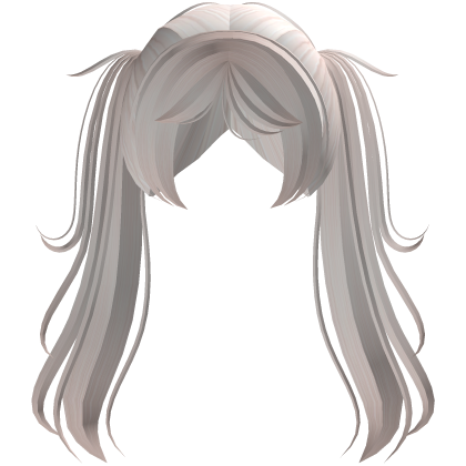  ♡ long pretty anime twintails : blonde Roblox item