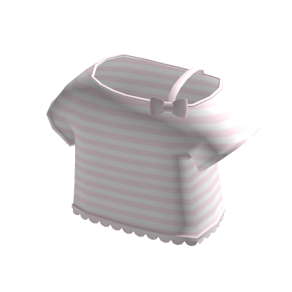 ♡ : cute off-shoulder pink striped tee