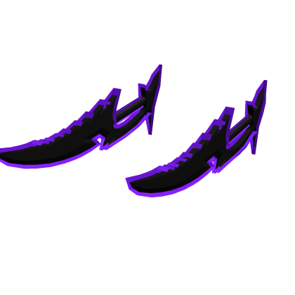 Dual Purple Demon King Sword