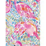 Glowing flamingos