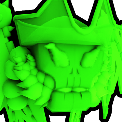 Toxic Cursed Skull