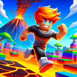🌋 Escape The Volcano Obby 🌋