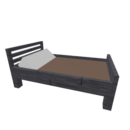 A small bed
