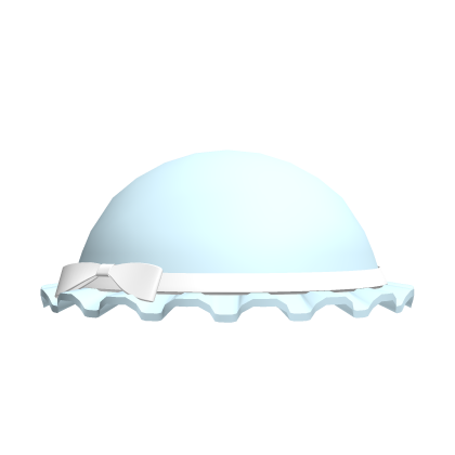 ୭┇Cute Ruffled Bucket Hat In Blue