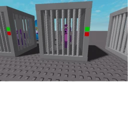 Don't let open the purple Godzilla on his cage icon