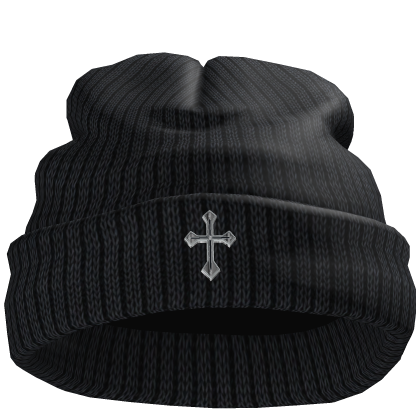 Chrome Cross Worn Beanie