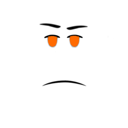 orange eyes Roblox decal
