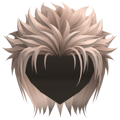 Blonde Spiky Fighter Hair Roblox item