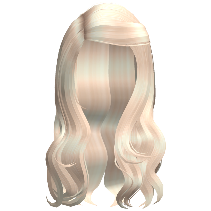 Platinum Blonde Wavy Chic Side Part Hair