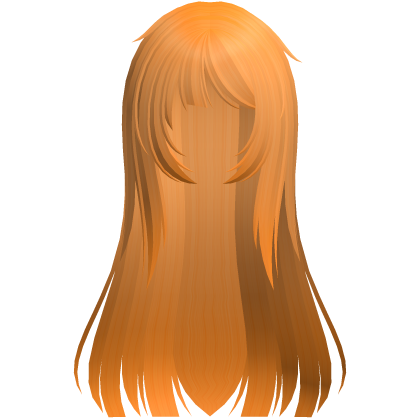 🤍 adorable tsundere long hair in orange