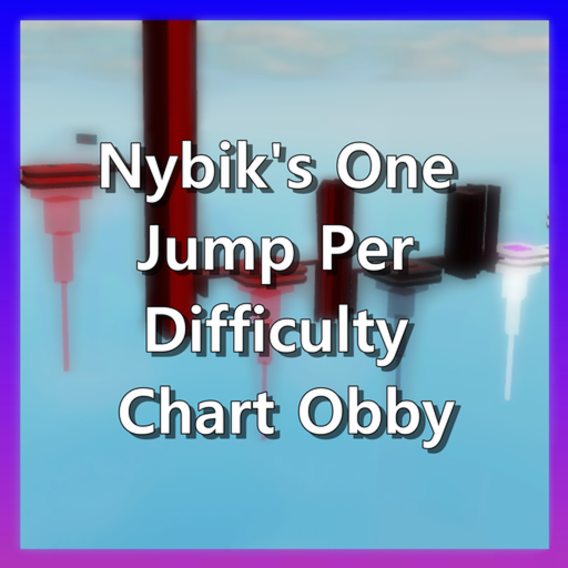 [MUSIC] Nybik's One Jump Per Difficulty Chart Obby Roblox game