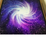 Galaxy purple black.