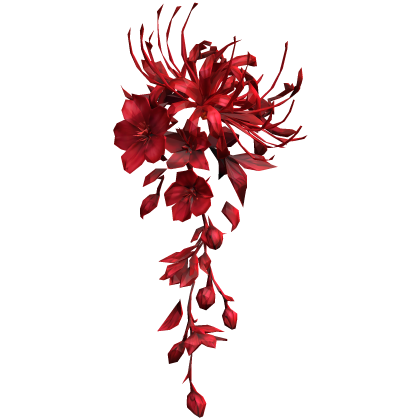配置 red spider lily vines flower arrangement