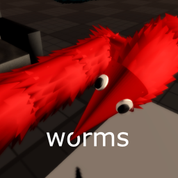 worms on a baseplate