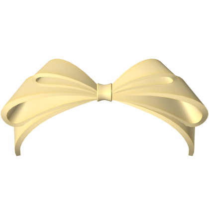 yellow hair bow ♡