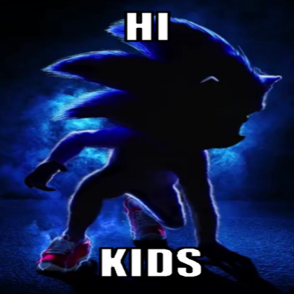 Creepy Sonic the Hedgehog from Upcoming Movie Roblox decal