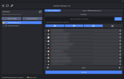 DataStore Elite Manager preview 1