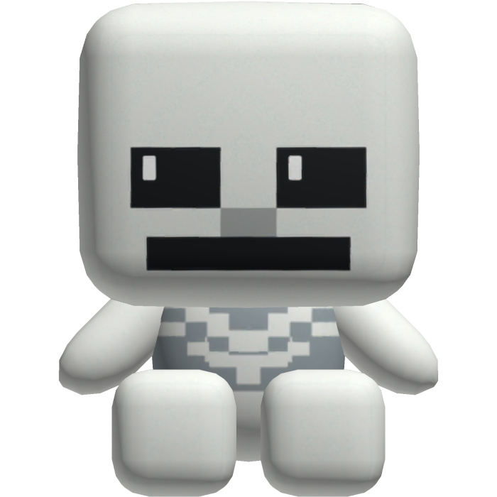 Skeleton Pixel Plushie