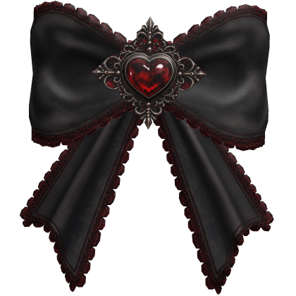 Goth Vampire Hair Bow