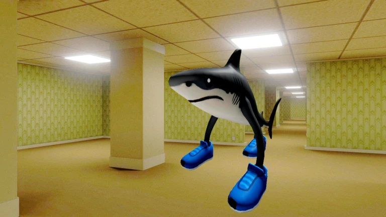 Tralalero Tralala Shark Meme Backrooms 위키: 밈·개그, 호러 게임 | Roblox