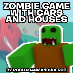 Zombie game with cars and houses
