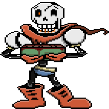 Horror Papyrus Roblox decal