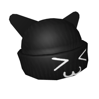 Cat ears beanie black scene emo moe vkei