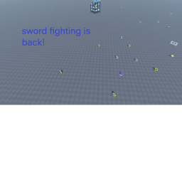 fighting with swords (spooky event!)