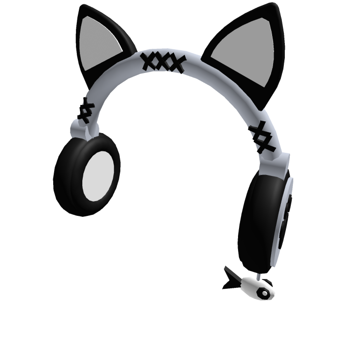 Black&White Cat Headphones