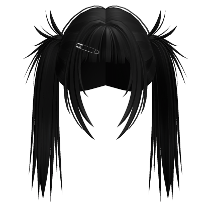 Punk Style Pigtails (Black)