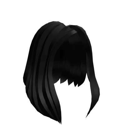 Roblox hair preview for Black Short Hair