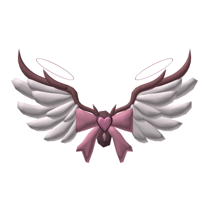 Pink Angel Wings – Sweetheart Halo Roblox item