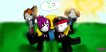 The bacon guest and noob army!