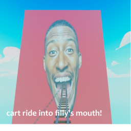 cart ride into filly's mouth