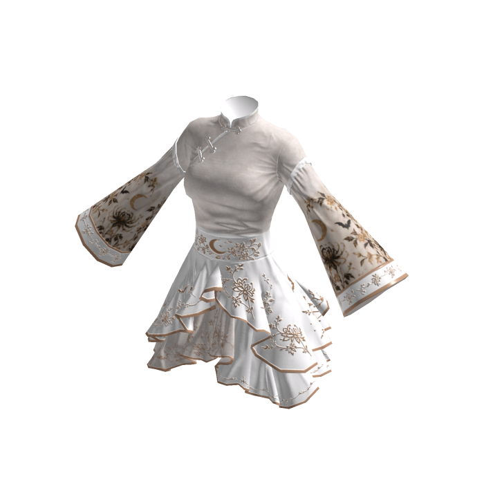 ✧♡✧ White Moon Martial Arts Dress
