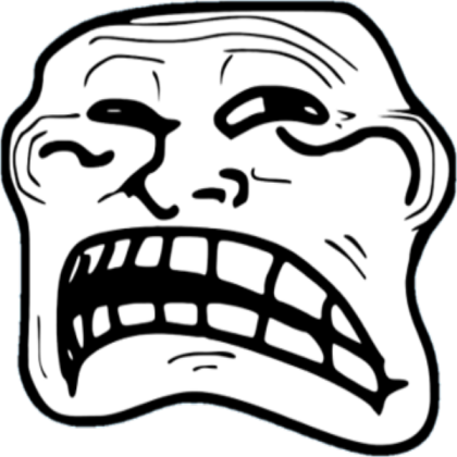 Sad Troll Face Roblox decal