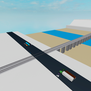 Drive Trucks Onto the Track and get hit by...