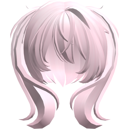 moe vkei emo messy side ponytails pink