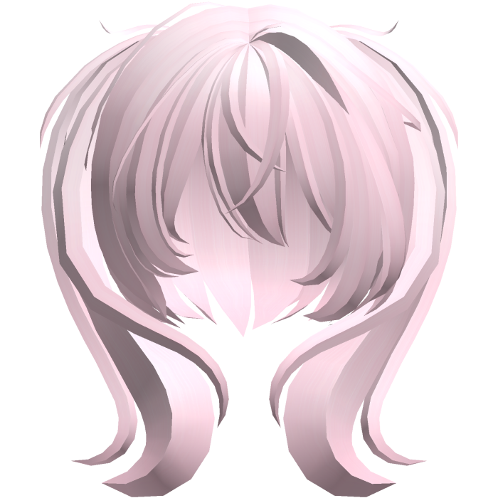 moe vkei emo messy side ponytails pink