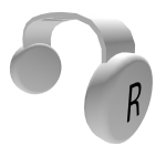 White Clockwork Headphones
