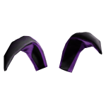 Purple and Black Bunny Ears