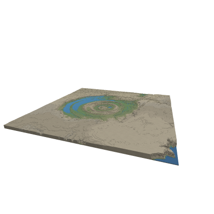 Generated Stud-Map: Eye of the Sahara