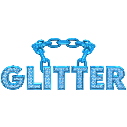 Glitter Blue Chain Roblox item