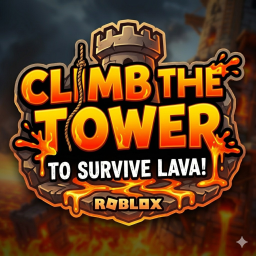 Climb the tower to escape lava