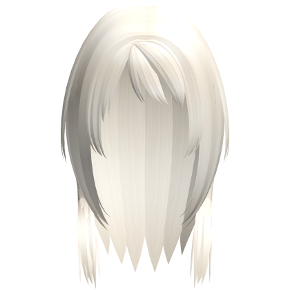 long off white blonde pastel fatal hair bangs