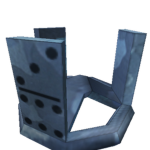 Bluesteel Domino Crown