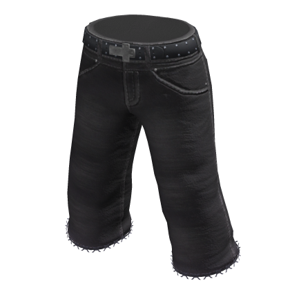 denim long shorts (Washed purple and black) thumbnail