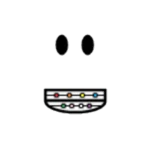 rainbow braces (face) Roblox decal preview
